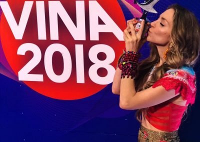 Mirella Cesa es la Mejor Intérprete Internacional de Viña 2018; ganó la primera Gaviota de Plata para Ecuador