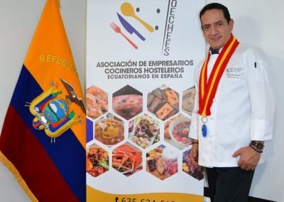 La presentación del libro»Sopas. La Identidad de Ecuador» del Chef ecuatoriano Edgar Leon fue magistral e histórico.