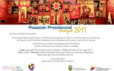 Posesión del Presidente Constitucional de la Republica Del Ecuador el Sr. Lenin Moreno