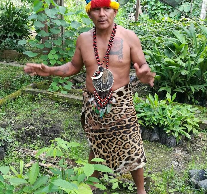 Entrevista a Tzama Tigre Tzamaren es un nativo amazónico originario de la nación Shuar en el Ecuador