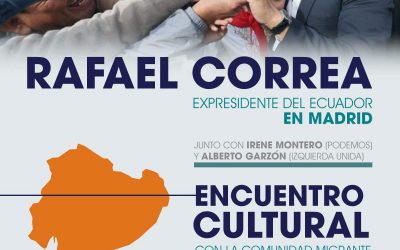 Guía| El ex presidente del Ecuador Rafael Correa visitará varias ciudades de España en una gira llena de conferencias magistrales