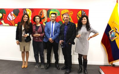 En la capital española se inauguró la muestra del pintor ecuatoriano las Mestizas Blancas