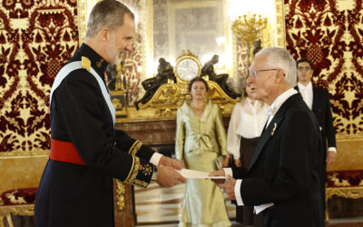 El Embajador Andrés Vallejo presentó sus cartas credenciales ante el Rey de España, Felipe VI