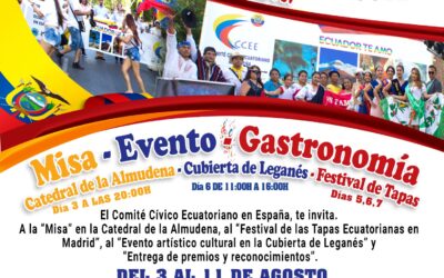 El Comité Cívico Ecuatoriano en España Organiza las Fiestas Patrias del Ecuador en Madrid