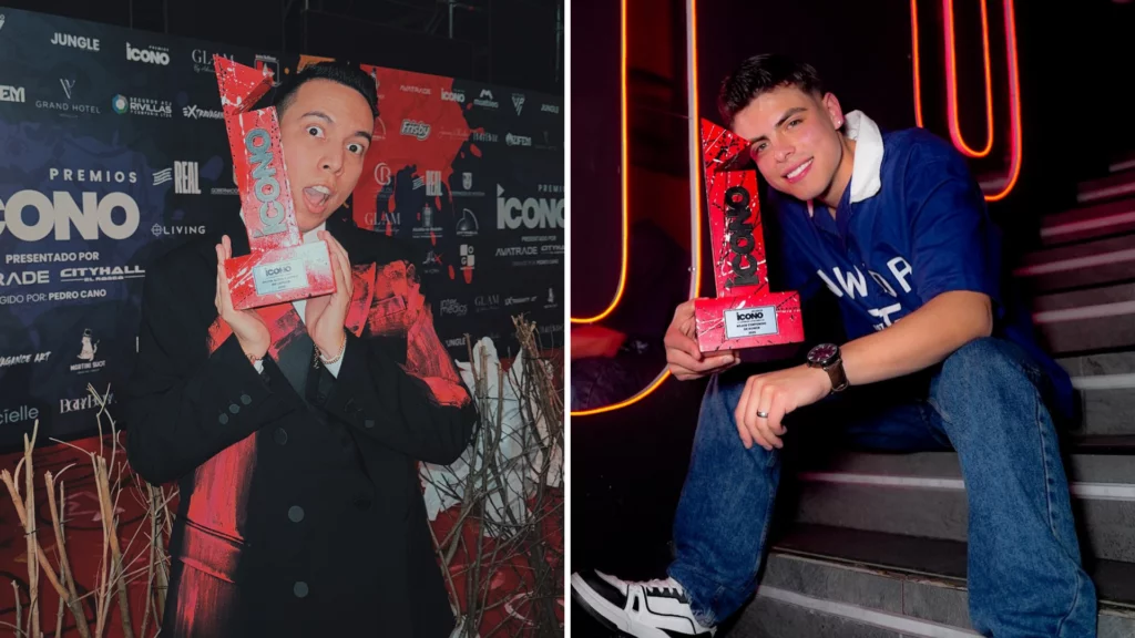 ¡Dos Ecuatorianos Conquistan Medellín en los Premios Influencer Ícono 2025!
