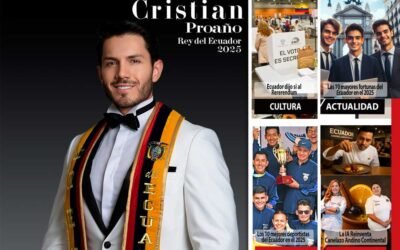 Portada de la revista Magazine Ecuador: El Rey del Ecuador 2025